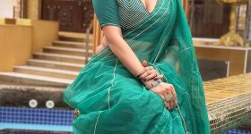 Hebah Patel: హాయ్‌రబ్బా హెబ్బా.. నీలి రంగు చీరలో అందాల జాబిలి