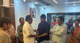 Chiranjeevi: ఎమ్మెల్సి రామచంద్రయ్య తనయుడు మృతి, నివాళులు అర్పించిన చిరంజీవి