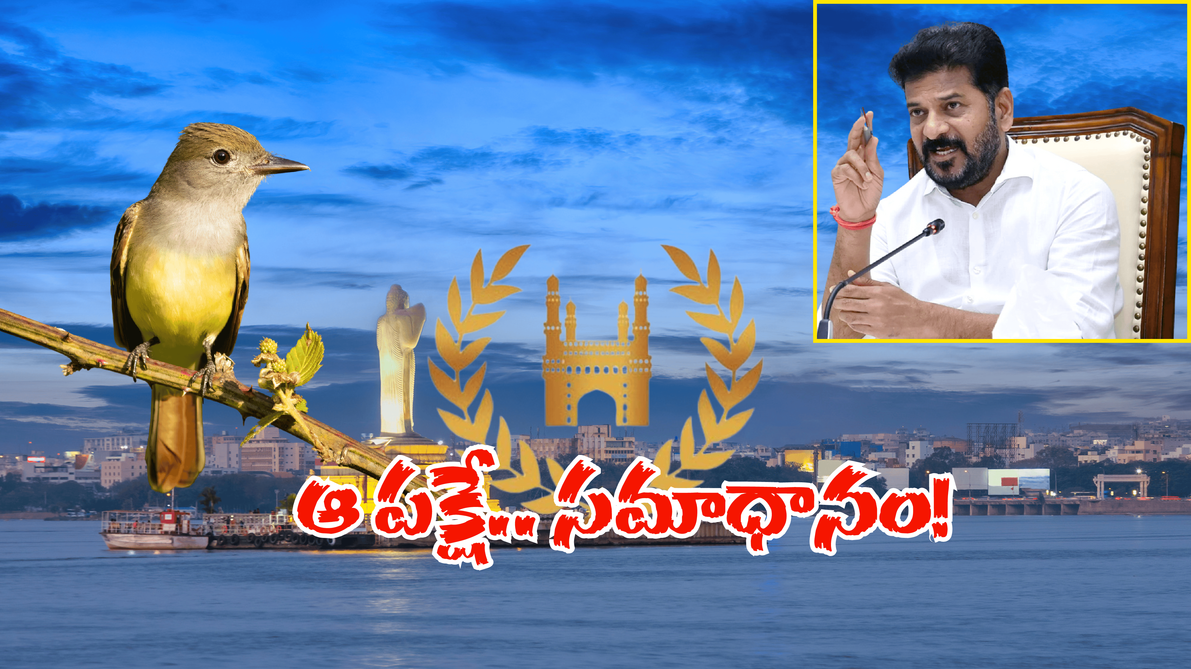 Rare Bird – Ameenpur Lake: దటీజ్ హైడ్రా పవర్.. సీఎం రేవంత్ రెడ్డి సంచలన ట్వీట్