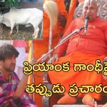 Priyanka Gandhi Cow : ప్రియాంక గెలిస్తే ఆవుని కాల్చి చంపారు?!.. హిందూ మతగురువు వివాదాస్పద వ్యాఖ్యలు