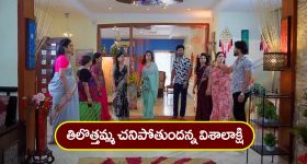 Trinayani Serial Today January 15th: ‘త్రినయని’ సీరియల్‌: రత్నాంభను కన్పీజ్‌ చేసిన వల్లభ – తిలొత్తమ్మ చనిపోతుందన్న విశాలాక్షి  