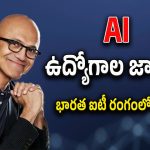 Microsoft In India : భారత్ లో మైక్రోసాఫ్ట్ భారీ పెట్టుబడులు. ఎన్ని వేల కోట్లో తెలుసా.? ఇక ఈ రంగాల్లో మరిన్ని ఉద్యోగాలు..