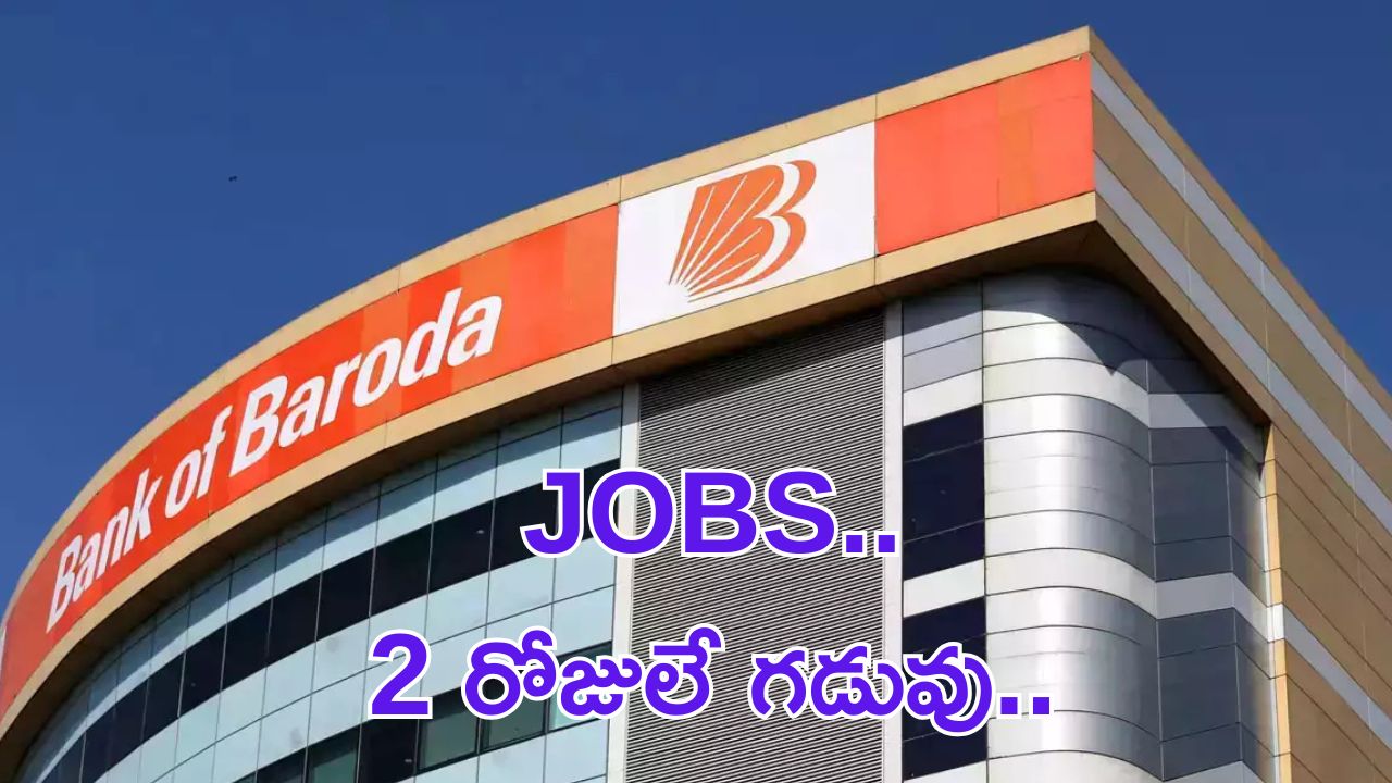 Bank of Baroda: బ్యాంక్ ఆఫ్ బరోడాలో 1267 ఉద్యోగాలకు ఇంకా రెండు రోజులే గడువు.. APPLY NOW