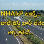 Jobs in NHAI: గుడ్ న్యూస్.. నేషనల్ హైవేస్ అథారిటీలో ఉద్యోగాలు.. ఈ జాబ్ వస్తే జీతం రూ.1,77,500