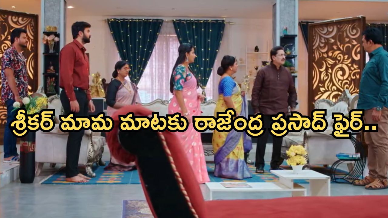 Intinti Ramayanam Today Episode : పల్లవి దెబ్బకు పార్వతికి షాక్.. శ్రీకర్ కు అవమానం..