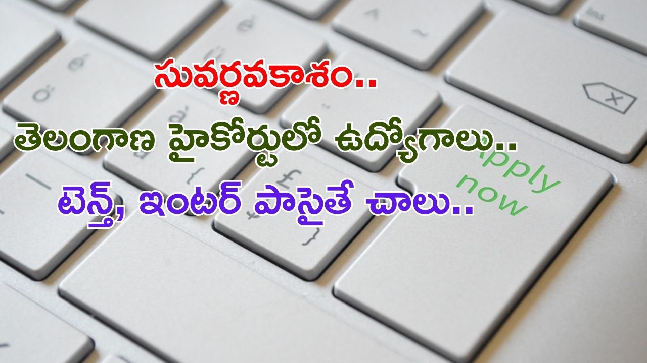 Telangana High court Jobs: సూపర్ న్యూస్.. టెన్త్, ఇంటర్, డిగ్రీ అర్హతతో తెలంగాణ హైకోర్టులో 1673 ఉద్యోగాలు..