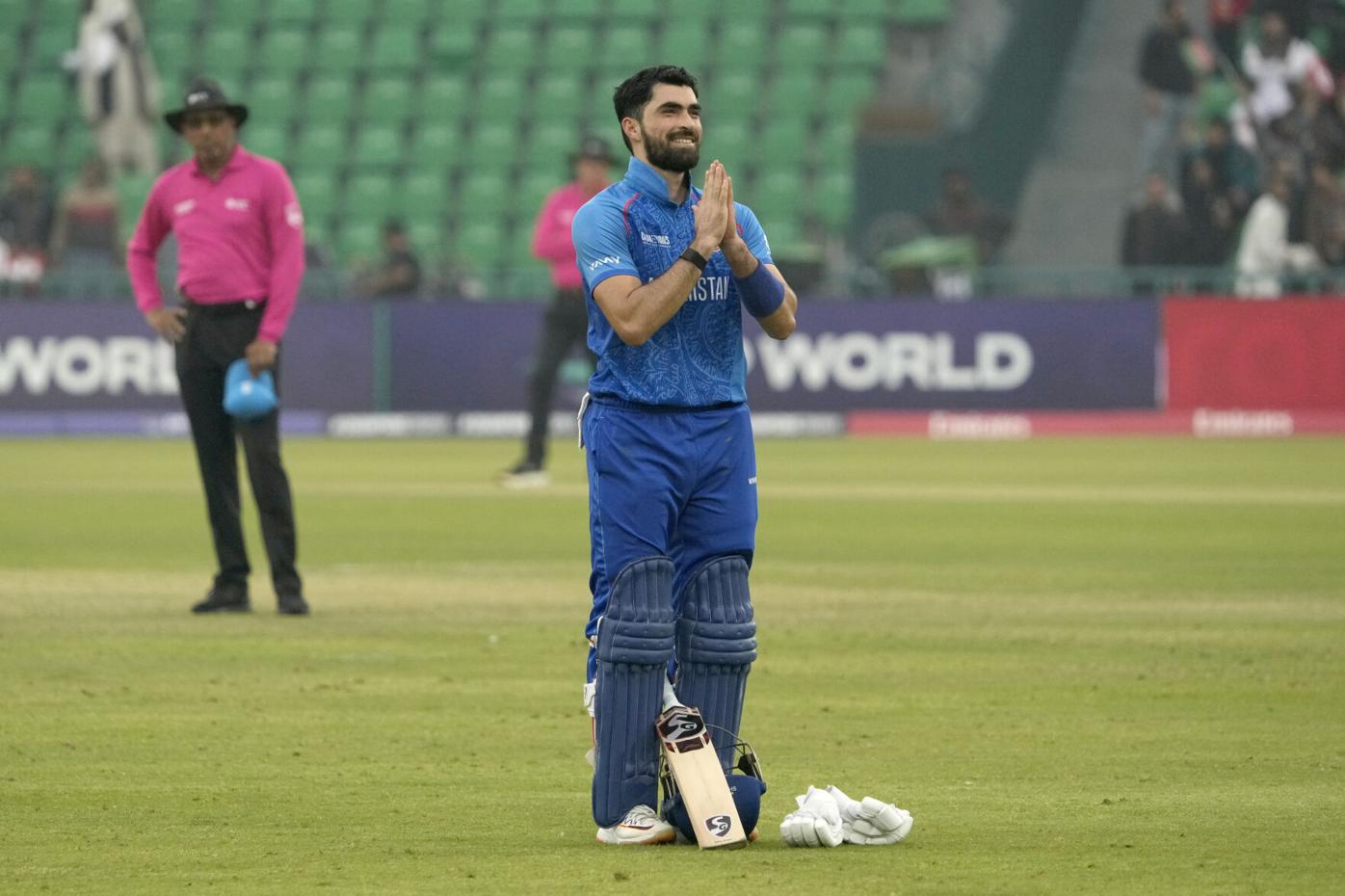 Afg vs Eng: 177 పరుగులతో రెచ్చిపోయి ఇబ్రహీం కొత్త చరిత్ర … ఇంగ్లాండ్ ముందు కొండంత  టార్గెట్ ?