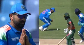 Rohit Sharma: క్యాచ్ మిస్.. దండం పెడుతూ క్షమాపణలు చెప్పిన రోహిత్!