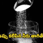 Salt Water: ప్రతి రోజు ఉదయం ఉప్పు కలిపిన నీరు తాగితే.. మతిపోయే లాభాలు !