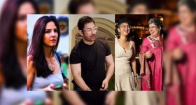 Aamir Khan: అదెలా గురూ... ఇద్దరు మాజీ భార్యల ముందు కొత్త లవర్ తో ఎంజాయ్ చేస్తున్నావ్?