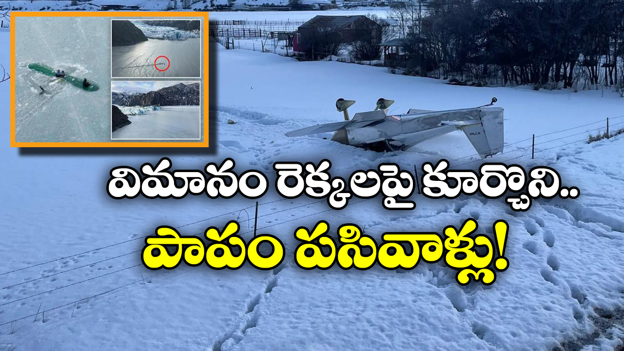 Alaska Lake Plane Crash: కుప్పకూలిన విమానం.. గడ్డకట్టే చలిలో చిన్నారుల నరయాతన!