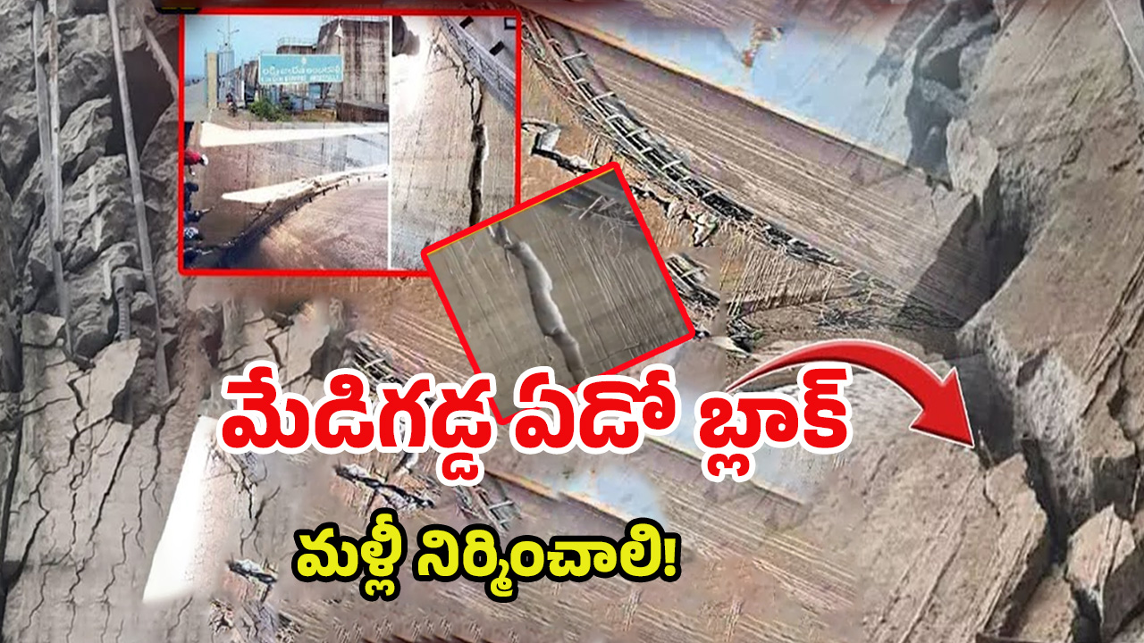 Medigadda Barrage: మేడిగడ్డ ఏడో బ్లాక్ మళ్లీ నిర్మించాలి..! డ్యాం సేఫ్టీ అథారిటీ క్లారిటీ