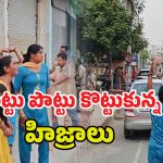 Hijras Fighting: పొట్టు పొట్టు కొట్టుకున్న ట్రాన్స్ జెండర్లు.. చూస్తూ ఎంజాయ్ చేసిన జనాలు