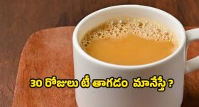 Tea: ఓ మై గాడ్.. 30 రోజులు టీ తాగకపోతే.. ఇన్ని లాభాలా  ?