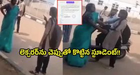 Student Suspended: లెక్చరర్‌ను చెప్పుతో కొట్టిన విద్యార్థినిపై చర్యలు, ఏకంగా...