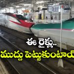 Japan Trains: బుల్లెట్ రైళ్లు ముద్దుపెట్టుకోవడం ఎప్పుడైనా చూశారా? దీనికో కారణం ఉంది!