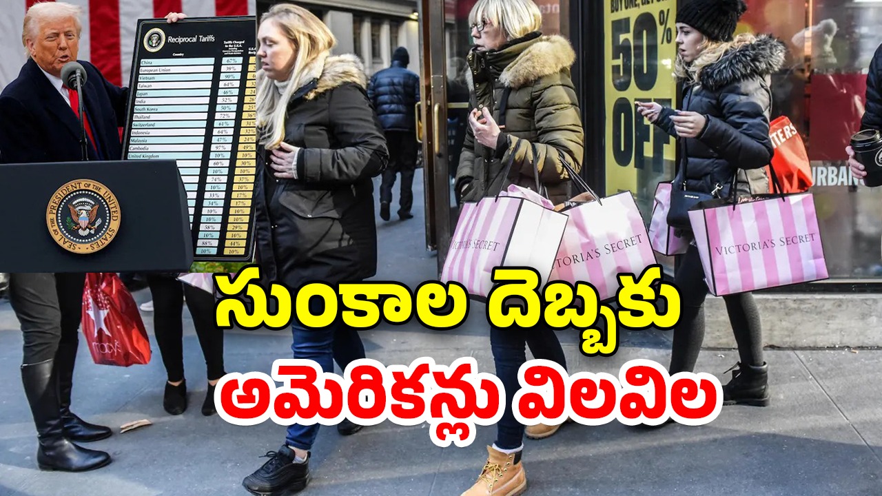 US Citizens Shopping Rush: అమెరికాలో షాపింగ్‌ కోసం బారులు తీరిన జనం.. మరి కొన్ని రోజుల్లో ధరలు పైపైకి