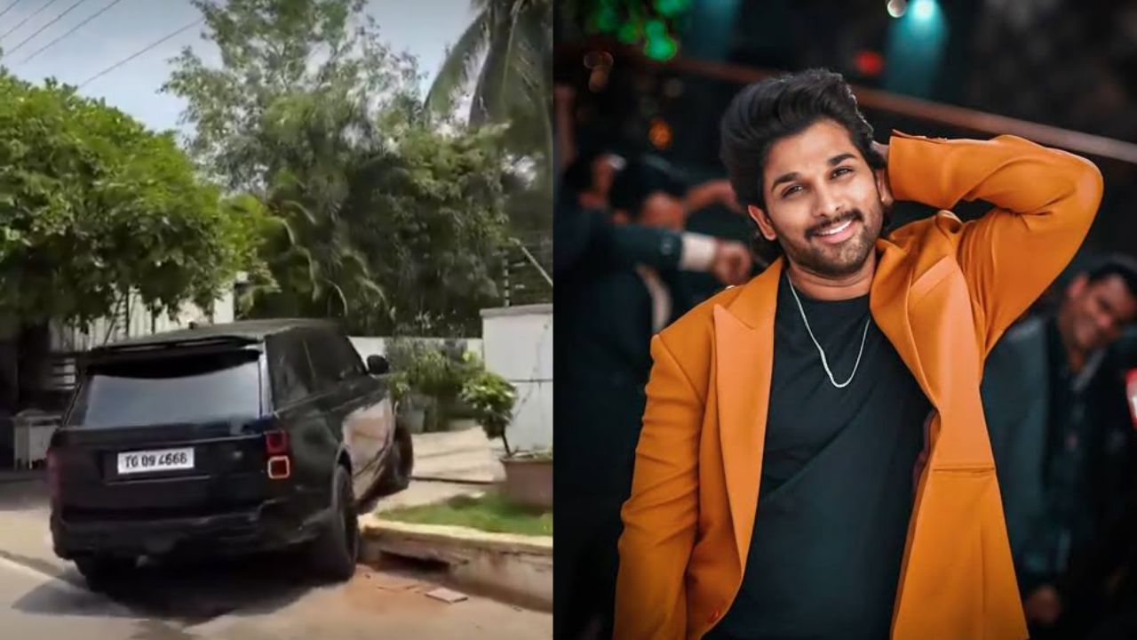 Allu Arjun Driving : ఏంటి భాయ్ కారు అలా ఎక్కించేసావ్, సినిమా అనుకున్నావా.?
