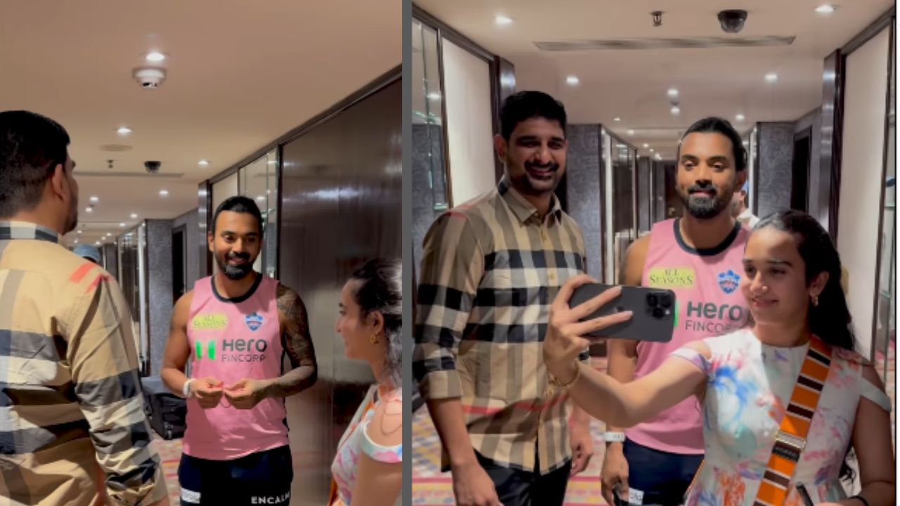 MLA Kaushik meets KL Rahul:   రాహుల్ ను కలిసిన కౌశిక్ రెడ్డి..పింక్ కండువా కప్పేసాడు !
