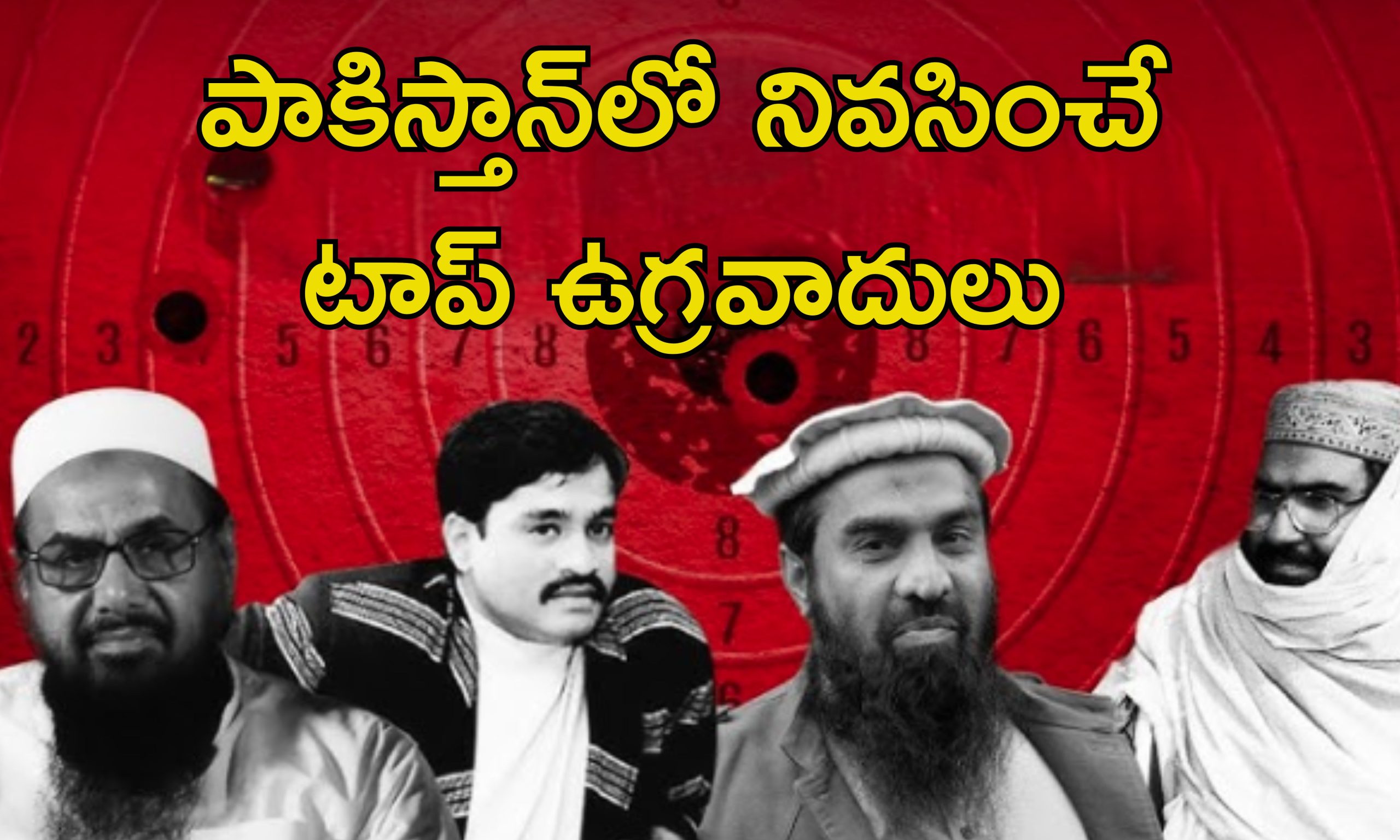Most Wanted Terrorists: పాకిస్తాన్‌లో దర్జాగా తిరుగుతున్న 7 మోస్ట్ వాంటెడ్ ఉగ్రవాదులు.. ఇక వీరికి మూడినట్లే..