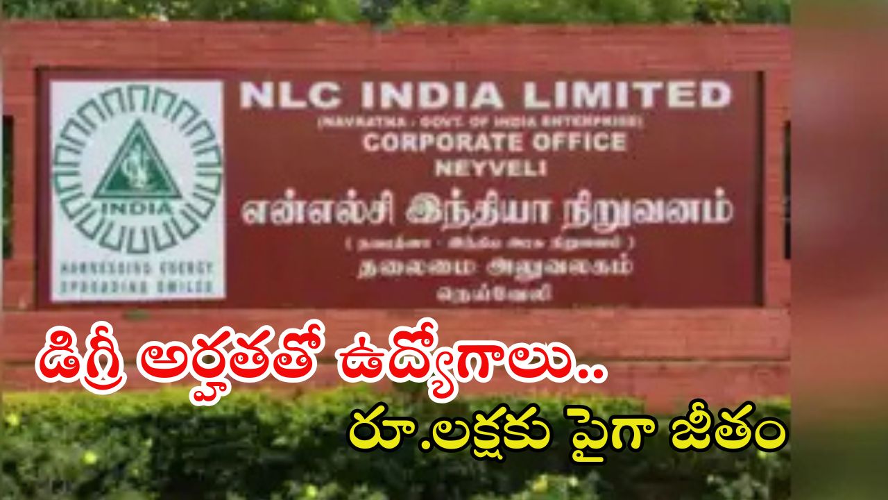NLC Recruitment: డిగ్రీ అర్హతతో ఉద్యోగాలు.. రూ.లక్షకు పైగా జీతం, పూర్తి వివరాలివే..