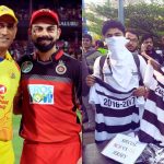 RCB Fans Trolls CSK: ధోనిని ర్యాగింగ్ చేస్తున్న కోహ్లీ ఫ్యాన్స్.. జైలు జెర్సీలతో  !