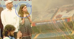 Rohit Sharma Stand: కన్నీళ్లు పెట్టుకున్న రోహిత్ శర్మ భార్య.. వీడియో వైరల్