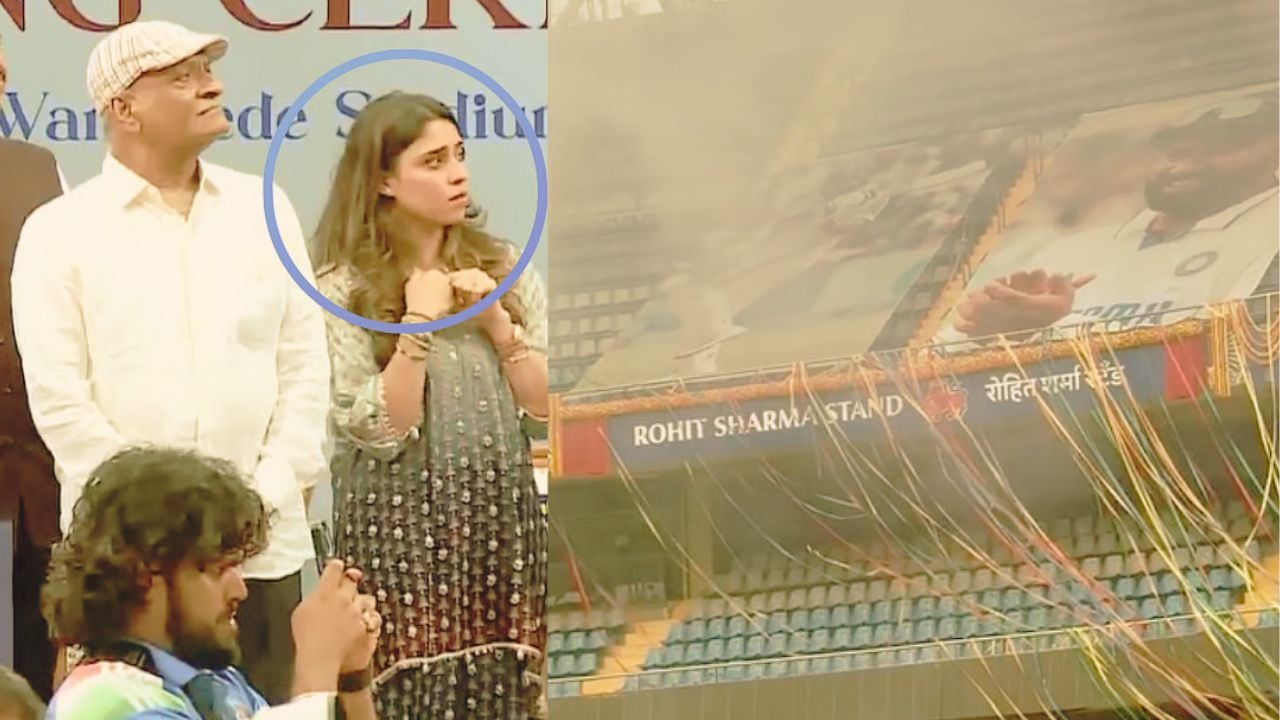 Rohit Sharma Stand: కన్నీళ్లు పెట్టుకున్న రోహిత్ శర్మ భార్య.. వీడియో వైరల్