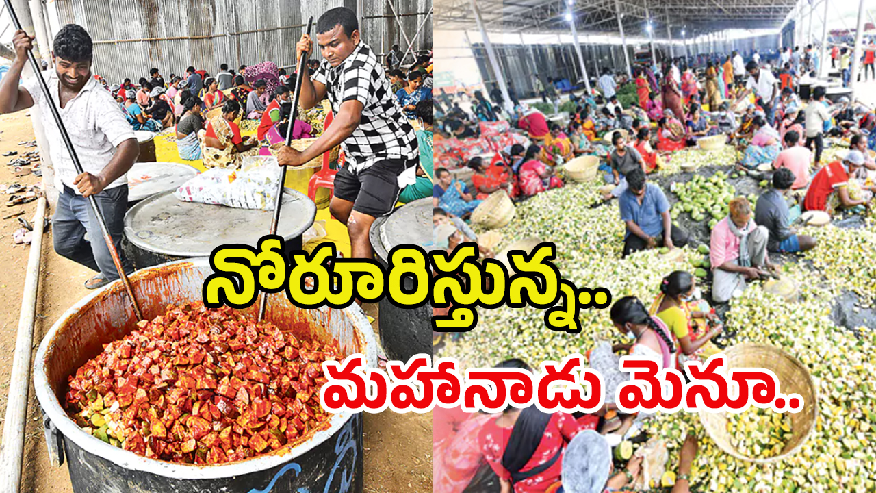 TDP Mahanadu 2025: గోంగూర చికెన్, ఫూల్ మఖానా.. మహానాడు మెనూ అదుర్స్.. 5 లక్షల మందికి పసందైన విందు..
