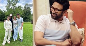 Manchu Vishnu: ఒకవైపు హార్డ్ డిస్క్ కాంట్రవర్సీ నడుస్తుంటే, మరోవైపు ఈ ఫోటోలుకు ఫోజులు ఏంటి మా ప్రెసిడెంట్ గారు