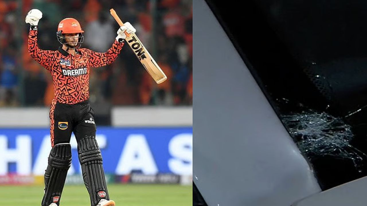 Abhishek Sharma : అభిషేక్ భారీ సిక్సర్.. కారు అద్దం బద్దలు