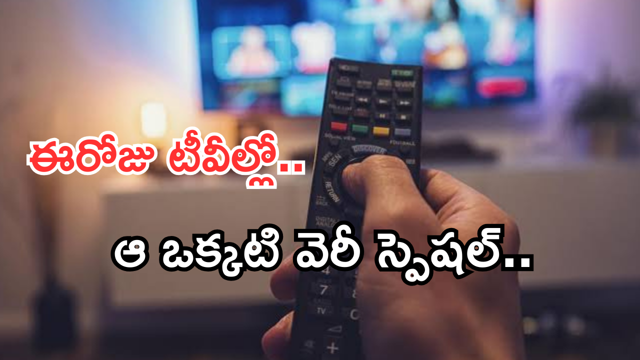 Today Movies in TV : ఈరోజు టీవి ఛానెల్లో వచ్చే సినిమాలు.. మూవీ లవర్స్ కు పెద్ద పండగే..