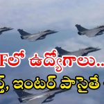 IAF Notification: ఇండియన్ ఎయిర్‌ఫోర్స్‌లో భారీగా ఉద్యోగాలు.. పది, ఇంటర పాసైతే చాలు