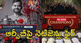 RCB Stampede Social Media: ఫ్యాన్స్ చనిపోయినా పట్టించుకోరా?.. సోషల్ మీడియాలో ఆర్సీబీ విజయోత్సవాలపై ట్రోలింగ్..