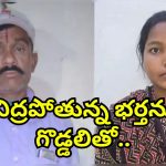 Wife Axe Husband: ఆమెకు 27, అతనికి 53.. వివాహం జరిగిన రెండు వారాలకే వరుడు మృతి