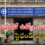 NIACL Recruitment: డిగ్రీ అర్హతతో ఉద్యోగాలు.. నెలకు స్టైఫండ్ ఇచ్చి ఉద్యోగం.. లాస్ట్ డేట్?