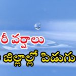 Rain News: శుభవార్త.. రాష్ట్రానికి భారీ వర్షం.. ఈ జిల్లాల్లో ఉరుములు, పిడుగులతో..!