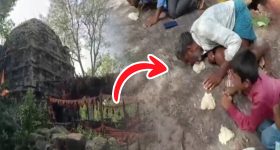 Strange Rituals: వింత ఆచారం.. అలా నాకితే.. వర్షం వస్తుందంటే!