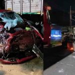 Road Accident: అనకాపల్లిలో సిగ్నల్ వద్ద ఆగిన వాహనలపైకి దూసుకెళ్లిన కంటైనర్.. నలుగురు మృతి, ఏడుగురికి గాయాలు