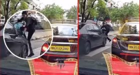 Viral Video : ఒక్క సెకన్‌లో ఎలా బతికిపోయాడో చూడండి.. వైరల్ వీడియో..