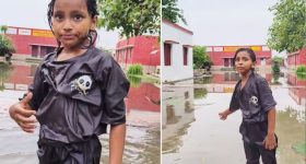 Viral Video : వర్షంలో ఓ అమ్మాయి.. అంతా అవాక్కయ్యేలా.. వీడియో వైరల్
