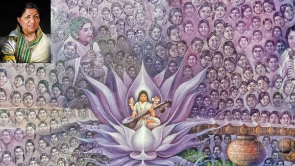 Lata Mangeshkar: చరిత్రలో నిలిచిపోయే గౌరవాన్ని అందుకున్న లతా మంగేష్కర్.. ఫోటో వైరల్!
