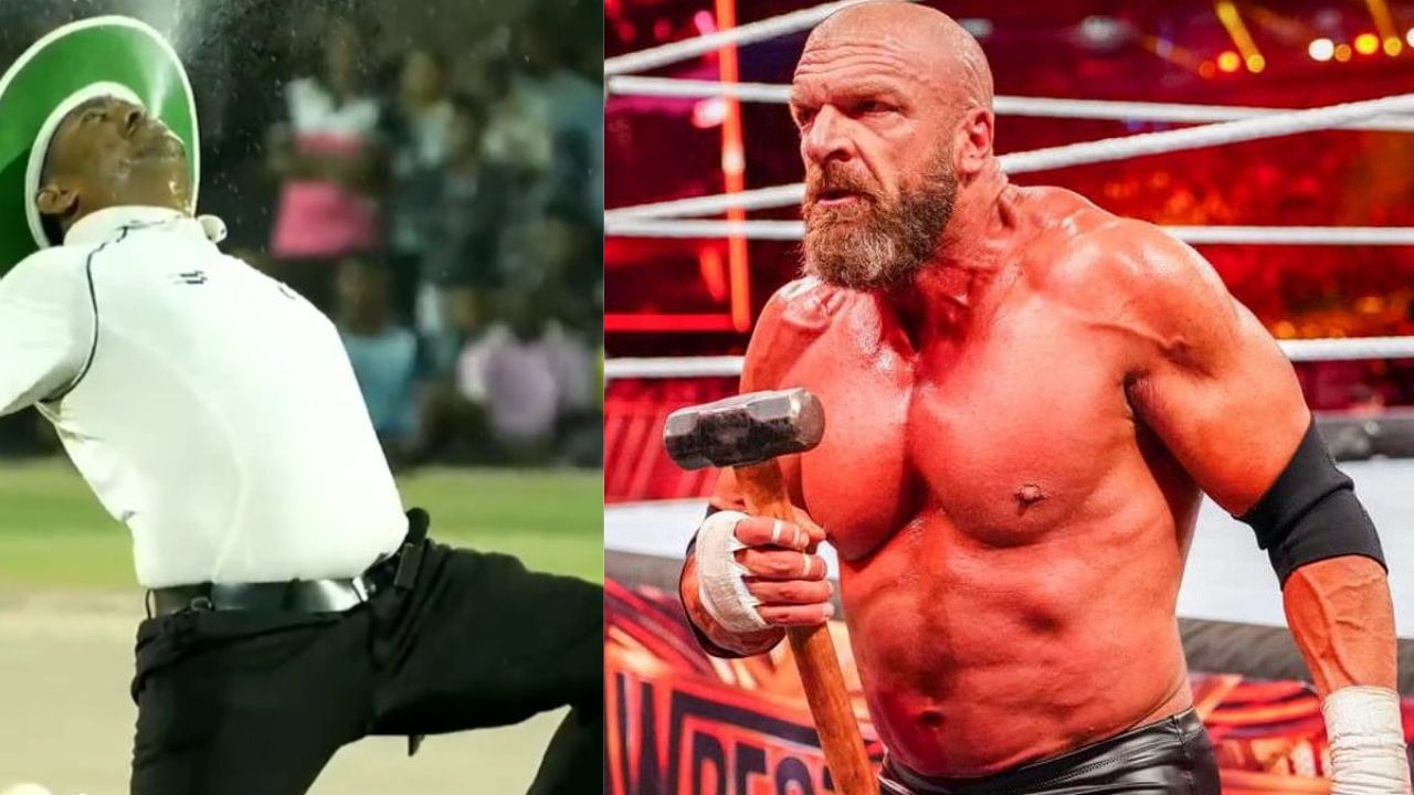 Umpire – Triple H : ట్రిపుల్ H లాగా మారిపోయిన అంపైర్.. పరేషాన్ లో క్రికెటర్లు