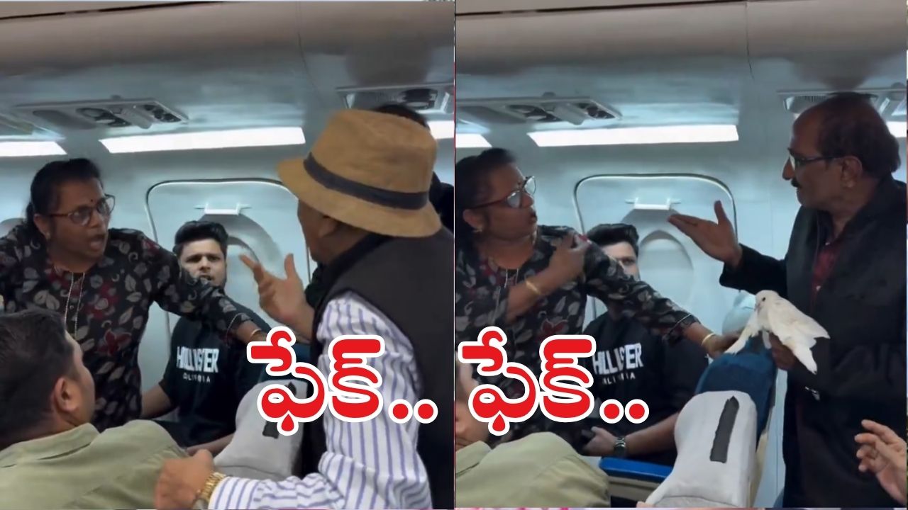 Viral Video : అంతా డ్రామా.. విమానంలో 11A సీటు కోసం గొడవ.. ఆ వీడియో ఫేక్