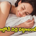 Healthy Sleep Habits: ఈ టిప్స్ పాటిస్తే.. క్షణాల్లోనే గాఢ నిద్ర