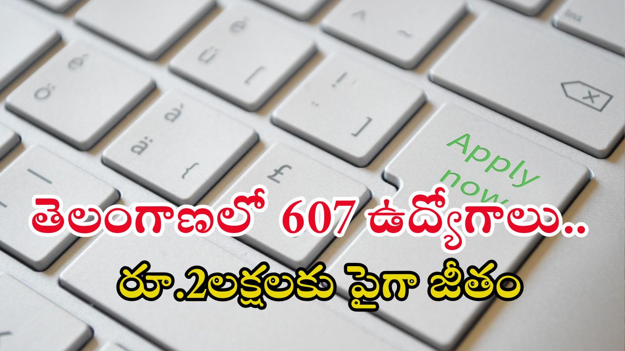 Telangana Jobs: తెలంగాణలో భారీగా ఉద్యోగాలు.. ఈ అర్హత ఉంటే చాలు, రూ.2లక్షలకు పైగా జీతం