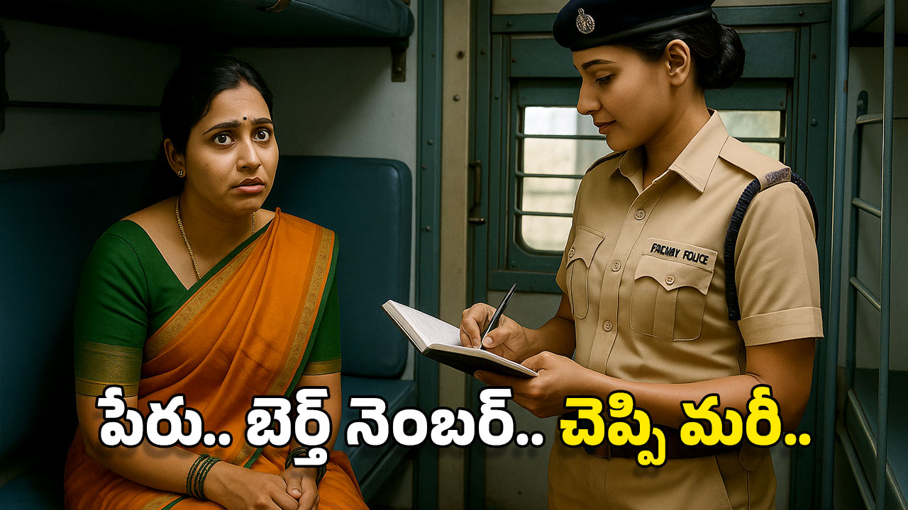 Woman in Train: రైలులో ఒంటరిగా ప్రయాణిస్తున్న మహిళ.. లేడీ కానిస్టేబుల్ ఎంట్రీతో ఫ్యూజులు ఔట్.. ఏమైంది?