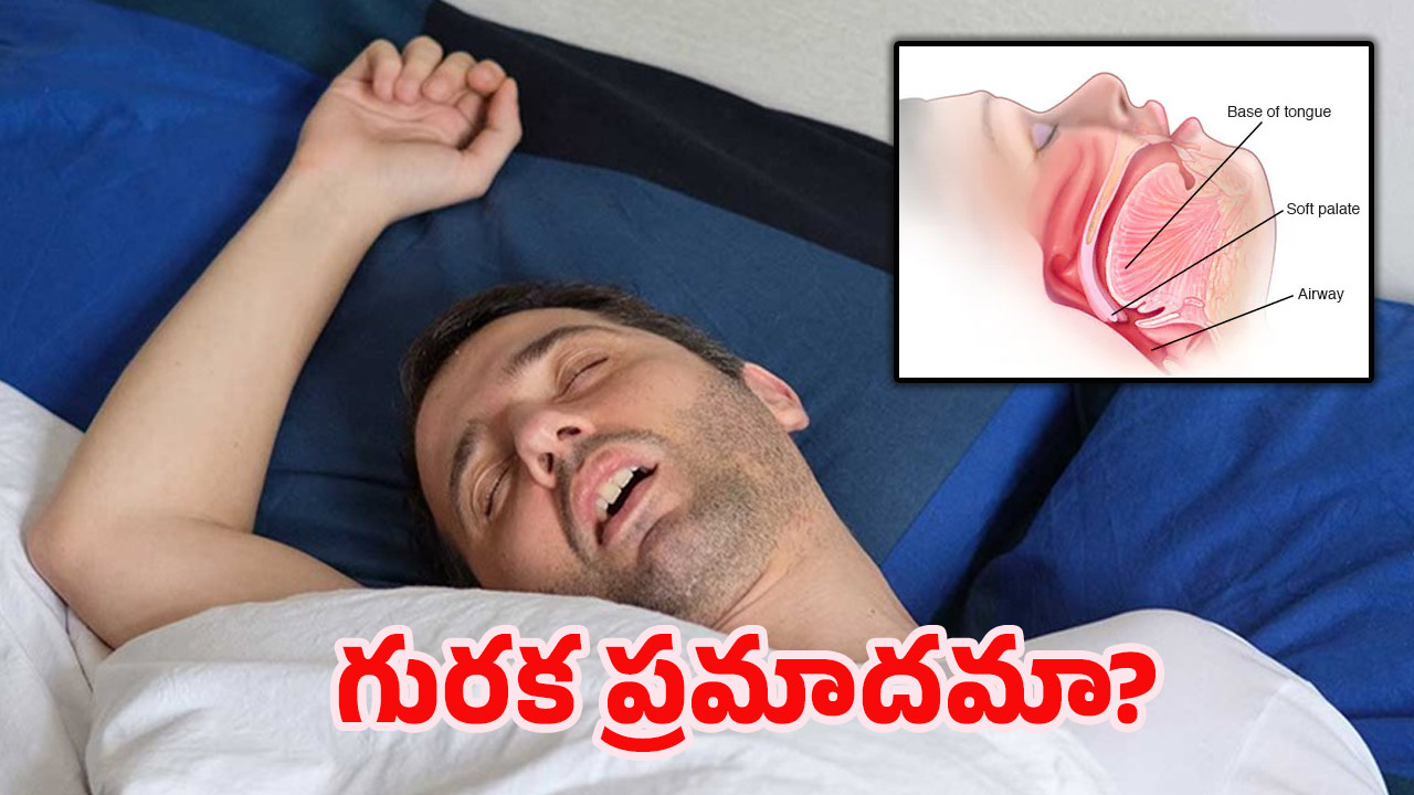 Snoring in sleep: నిద్రలో గురక… గుండెకు గండమా?