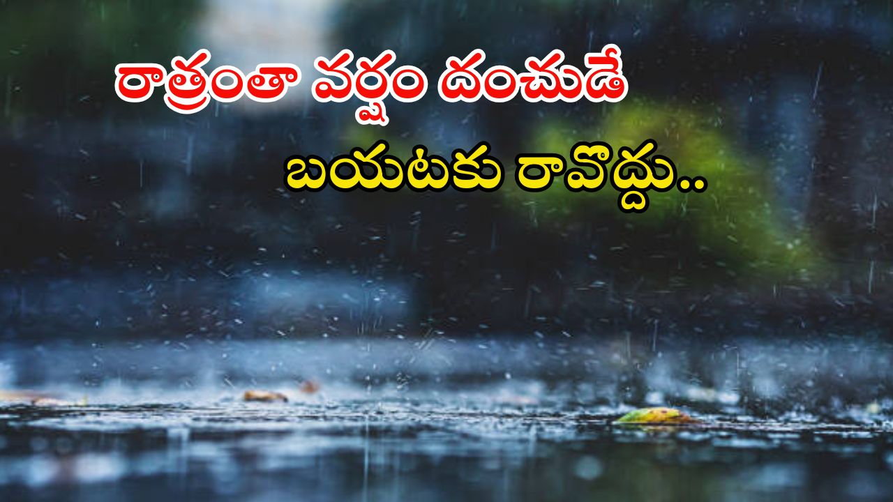 Weather News: కుండపోత వర్షం.. సాయంత్రం నుంచి ఈ జిల్లాల్లో దంచుడే.. ఇంట్లోనే ఉంటే బెటర్