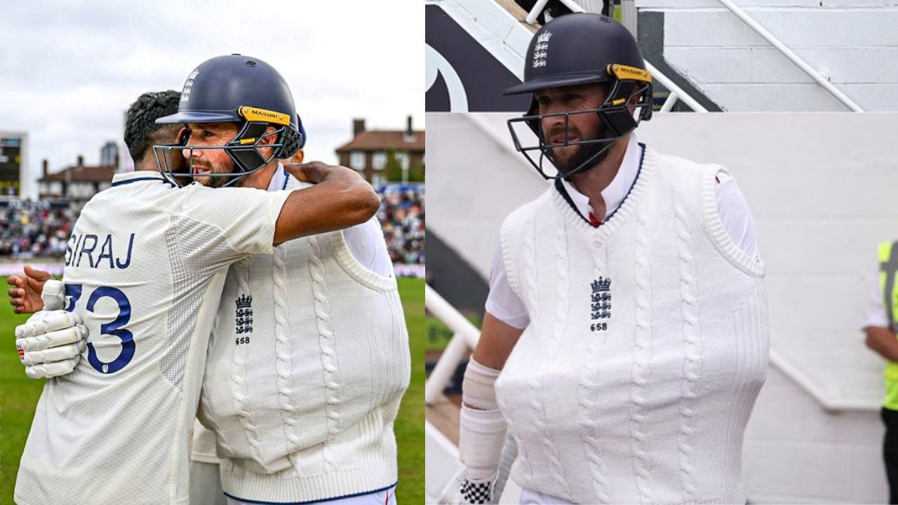 Woaks one hand batting : ఒంటి చేతితో బ్యాటింగ్ చేసిన క్రిస్ వోక్స్.. 1986లో స‌లీం మాలిక్ ఇలాగే..!